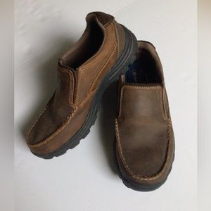COPY - Skechers Men’s Slip-on Brown Leather Loafer Shoes